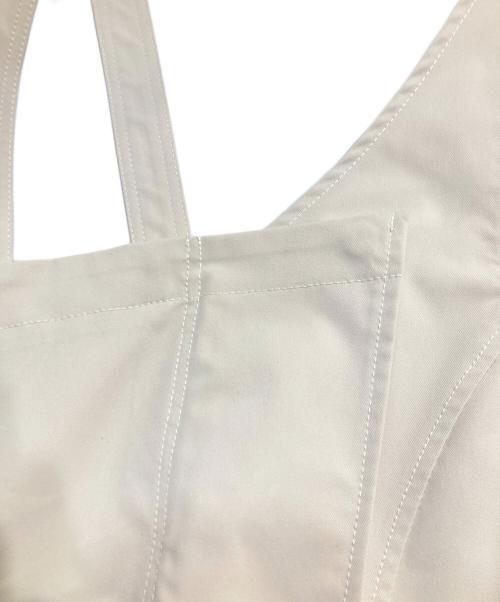 AULA AILA（アウラアイラ）AULA AILA (アウラアイラ) ウエストマークジャンパースカート ベージュ サイズ:1の古着・服飾アイテム