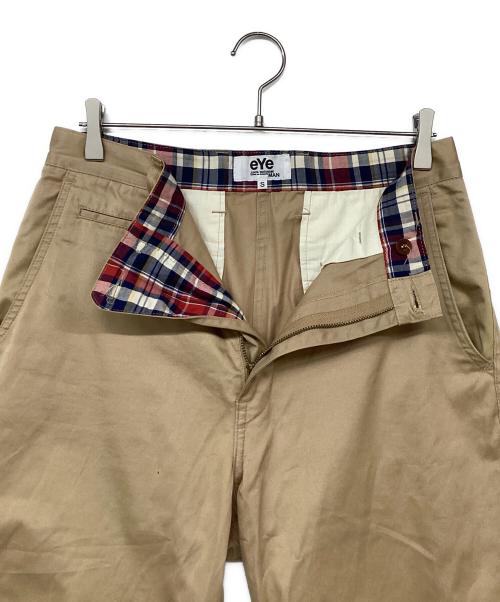 eYe COMME des GARCONS JUNYA WATANABE MAN（アイ コムデギャルソン ジュンヤワタナベ マン）eYe COMME des GARCONS JUNYA WATANABE MAN (アイ コムデギャルソン ジュンヤワタナベ マン) ストレートパンツ ベージュ サイズ:Ｓの古着・服飾アイテム