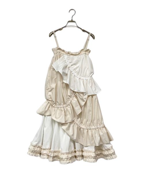 HOUGA MOEISHIDA（ホウガ）HOUGA MOEISHIDA (ホウガ) pixie skirt dress ベージュ サイズ:記載なしの古着・服飾アイテム