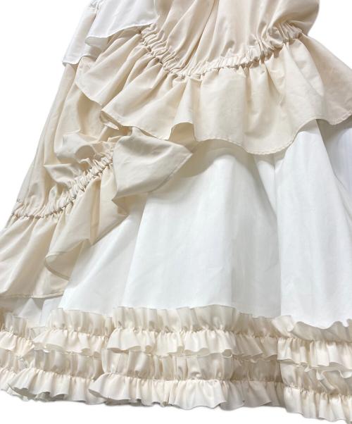 HOUGA MOEISHIDA（ホウガ）HOUGA MOEISHIDA (ホウガ) pixie skirt dress ベージュ サイズ:記載なしの古着・服飾アイテム