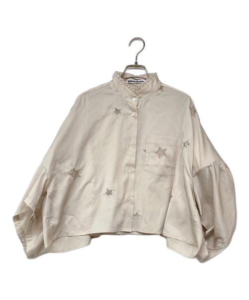Mikio Sakabe（ミキオサカベ）Mikio Sakabe (ミキオサカベ) スターレースシャツ ベージュ サイズ:Fの古着・服飾アイテム