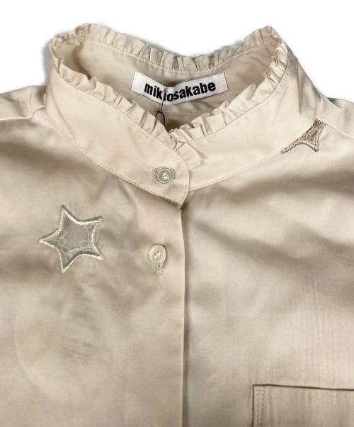 Mikio Sakabe（ミキオサカベ）Mikio Sakabe (ミキオサカベ) スターレースシャツ ベージュ サイズ:Fの古着・服飾アイテム