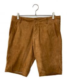 Cinquanta（チンクワンタ）の古着「ゴートスウェードハーフパンツ」｜ブラウン