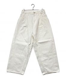 journal standard luxe（ジャーナルスタンダード ラックス）の古着「別注ホワイトバルーンデニム」｜ホワイト