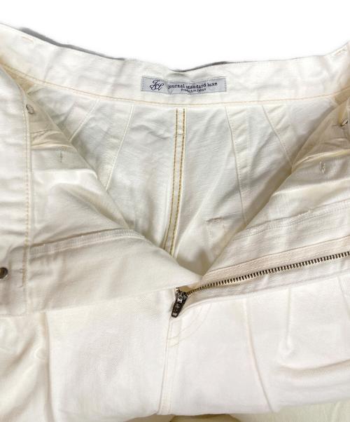 journal standard luxe（ジャーナルスタンダード ラックス）journal standard luxe (ジャーナルスタンダード ラックス) 別注ホワイトバルーンデニム ホワイト サイズ:Lの古着・服飾アイテム