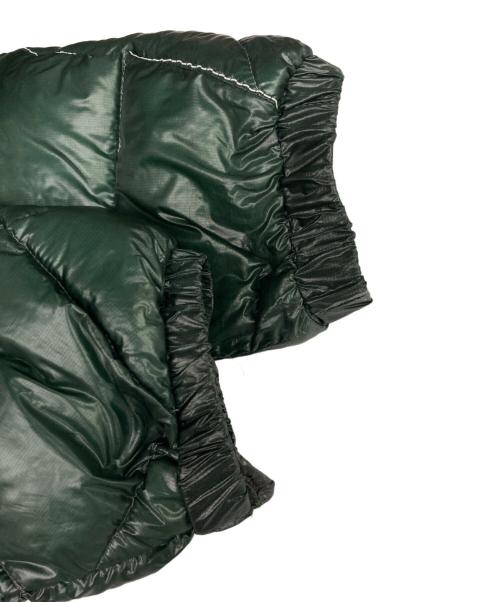 and wander（アンドワンダー）and wander (アンドワンダー) DIAMOND STITCH DOWN HOODIE JACKET グリーン サイズ:Lの古着・服飾アイテム