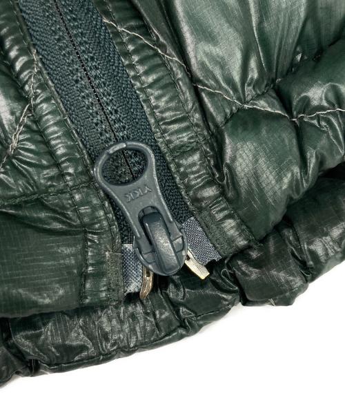 and wander（アンドワンダー）and wander (アンドワンダー) DIAMOND STITCH DOWN HOODIE JACKET グリーン サイズ:Lの古着・服飾アイテム