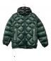 and wander（アンドワンダー）の古着「DIAMOND STITCH DOWN HOODIE JACKET」｜グリーン