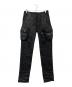 JULIUS（ユリウス）の古着「12OZ COATED DENIM GASMASK CARGO TROUSER」｜ブラック