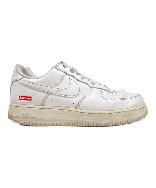 NIKE（ナイキ）NIKE (ナイキ) SUPREME (シュプリーム) Air Force 1Low ホワイト サイズ:27.5の古着・服飾アイテム