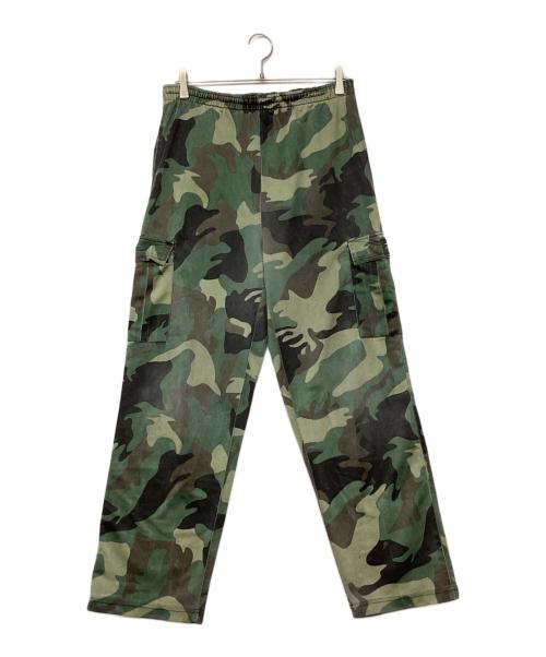 OLD STUSSY（オールドステューシー）OLD stussy (オールドステューシー) イージーカモフラカーゴパンツ グリーン サイズ:記載なしの古着・服飾アイテム