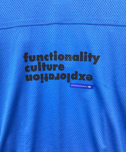 F/CE.（エフシーイー）F/CE. (エフシーイー) MESH FCE PRINT TEE ブルー サイズ:Sの古着・服飾アイテム