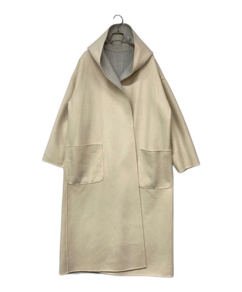 TOMORROW LAND（トゥモローランド）TOMORROW LAND (トゥモローランド) リバーシブルフーデッドコート アイボリー サイズ:38の古着・服飾アイテム