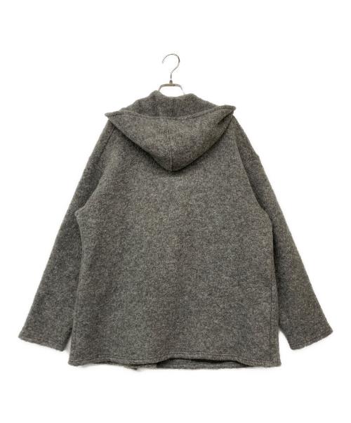 GALERIE VIE（ギャルリーヴィー）GALERIE VIE (ギャルリーヴィー) シープジャージー フーデッドカーディガン グレー サイズ:Fの古着・服飾アイテム