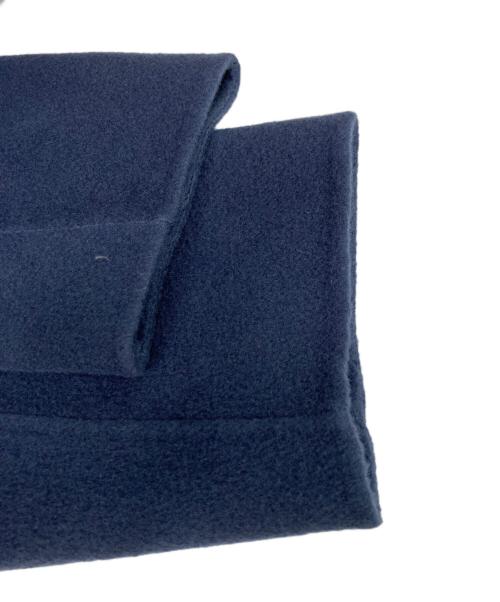 GALERIE VIE（ギャルリーヴィー）GALERIE VIE (ギャルリーヴィー) ウールダブルフェイス フーデッドコート ネイビー サイズ:36の古着・服飾アイテム