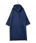GALERIE VIE（ギャルリーヴィー）の古着「ウールダブルフェイス フーデッドコート」｜ネイビー