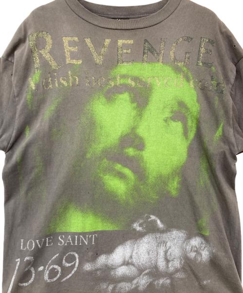 SAINT MICHAEL（セントマイケル）SAINT MICHAEL (セントマイケル) BJ SS TEE グレー サイズ:XLの古着・服飾アイテム