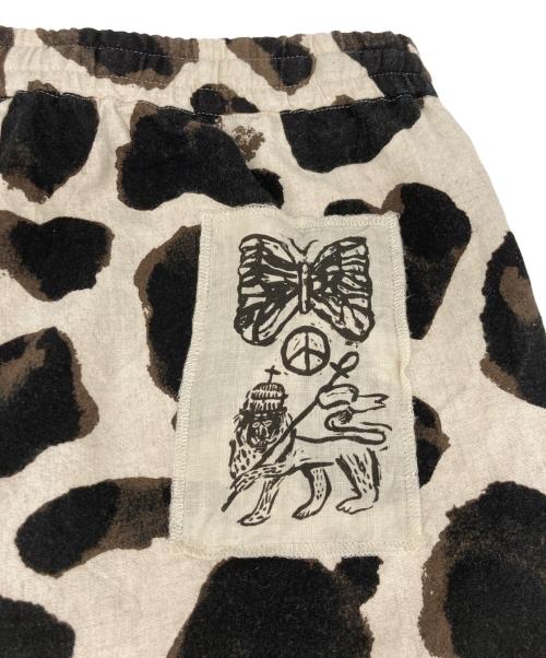 SASQUATCHfabrix.（サスクワッチファブリックス）SASQUATCHfabrix. (サスクワッチファブリックス) Needles (ニードルズ) PAJAMA PANTS ホワイト×ブラック サイズ:Sの古着・服飾アイテム