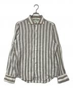 finamoreフィナモレ）の古着「リネンシャツ」｜ホワイト