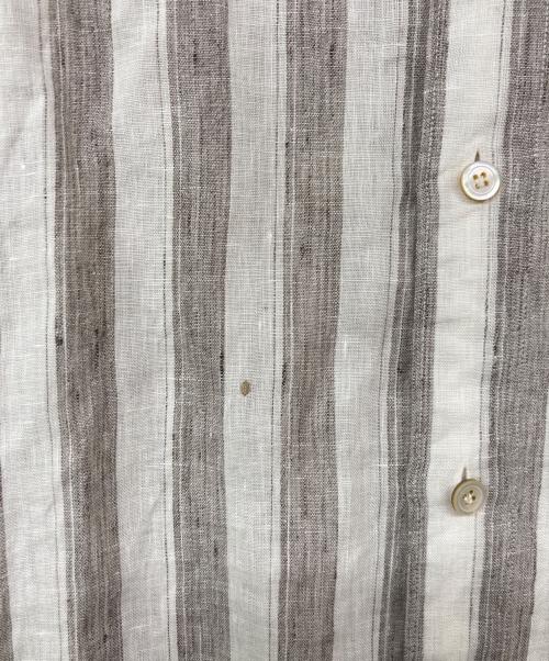 finamore（フィナモレ）finamore (フィナモレ) リネンシャツ ホワイト サイズ:Ｌの古着・服飾アイテム