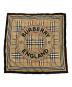 BURBERRY LONDON (バーバリーロンドン) シルクスカーフ ベージュ サイズ:45×45㎝：9000円