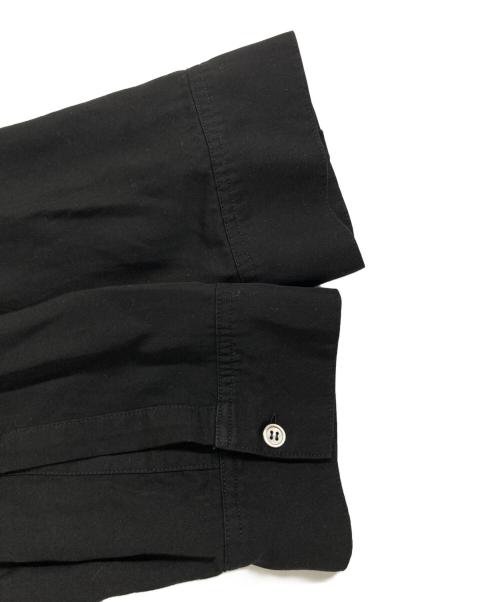 GROUND Y（グラウンドワイ）GROUND Y (グラウンドワイ) テンセルジャンボシャツ ブラック サイズ:3の古着・服飾アイテム