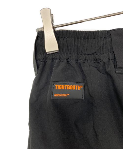 TIGHTBOOTH PRODUCTION（タイトブースプロダクション）TIGHTBOOTH PRODUCTION (タイトブースプロダクション) LABEL LOGO BOARD SHORTS ブラック サイズ:Lの古着・服飾アイテム