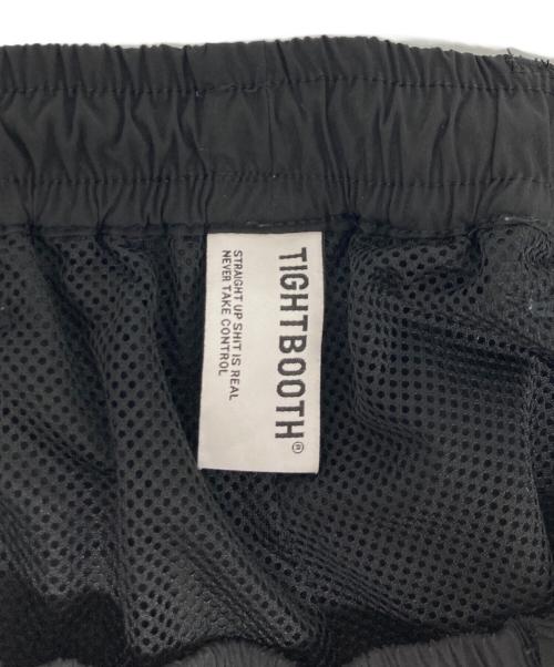 TIGHTBOOTH PRODUCTION（タイトブースプロダクション）TIGHTBOOTH PRODUCTION (タイトブースプロダクション) LABEL LOGO BOARD SHORTS ブラック サイズ:Lの古着・服飾アイテム