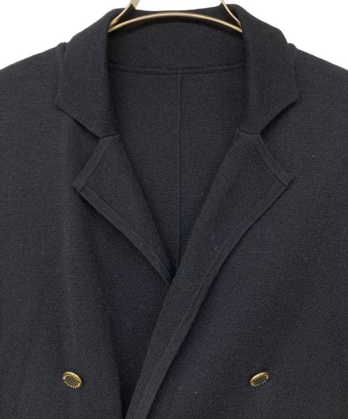 MACKINTOSH PHILOSOPHY（マッキントッシュ フィロソフィー）MACKINTOSH PHILOSOPHY (マッキントッシュ フィロソフィー) ニットダブルジャケット ネイビー サイズ:40の古着・服飾アイテム