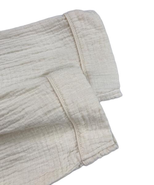 Porter Classic（ポータークラシック）Porter Classic (ポータークラシック) SASHIKO LINEN PREMIUM PAJAMA CARDIGAN アイボリー サイズ:3の古着・服飾アイテム