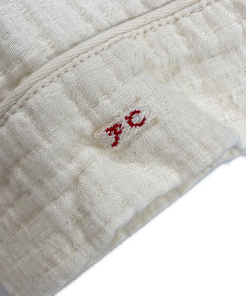 Porter Classic（ポータークラシック）Porter Classic (ポータークラシック) SASHIKO LINEN PREMIUM PAJAMA CARDIGAN アイボリー サイズ:3の古着・服飾アイテム