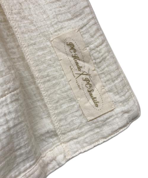 Porter Classic（ポータークラシック）Porter Classic (ポータークラシック) SASHIKO LINEN PREMIUM PAJAMA CARDIGAN アイボリー サイズ:3の古着・服飾アイテム