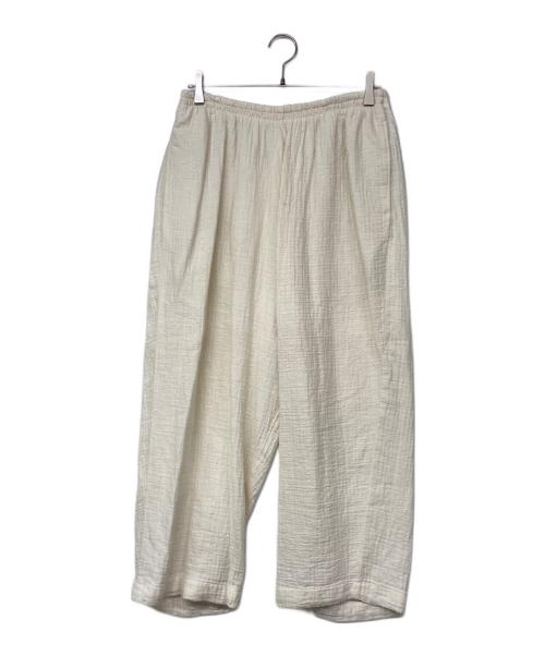 Porter Classic（ポータークラシック）Porter Classic (ポータークラシック) SASHIKO LINEN PREMIUM PEACE PANTS アイボリー サイズ:XLの古着・服飾アイテム