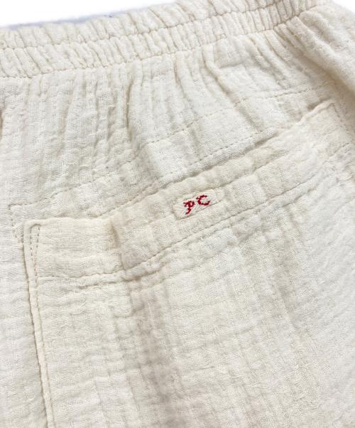 Porter Classic（ポータークラシック）Porter Classic (ポータークラシック) SASHIKO LINEN PREMIUM PEACE PANTS アイボリー サイズ:XLの古着・服飾アイテム