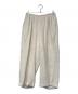 Porter Classic（ポータークラシック）の古着「SASHIKO LINEN PREMIUM PEACE PANTS」｜アイボリー