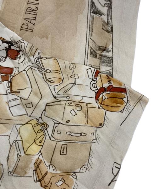 Porter Classic（ポータークラシック）Porter Classic (ポータークラシック) DISNEY (ディズニー) DISNEY M&F PC ORIGINAL ART ALOHACOLLECTION PARIS-LONDON ベージュ サイズ:XLの古着・服飾アイテム