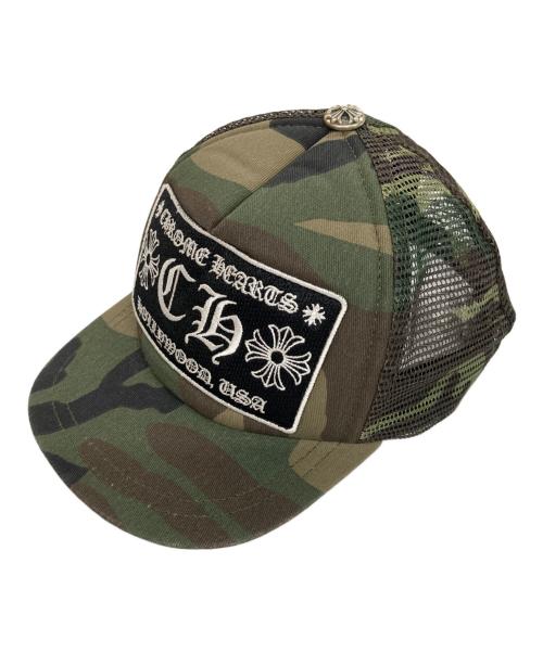 CHROME HEARTS（クロムハーツ）CHROME HEARTS (クロムハーツ) カモフラ CH TRUCKER CAP カーキ サイズ:ONE SIZEの古着・服飾アイテム