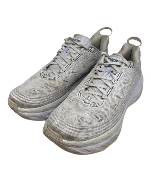 HOKAONEONE（ホカオネオネ）HOKAONEONE (ホカオネオネ) BONDI 6 ホワイト サイズ:29の古着・服飾アイテム