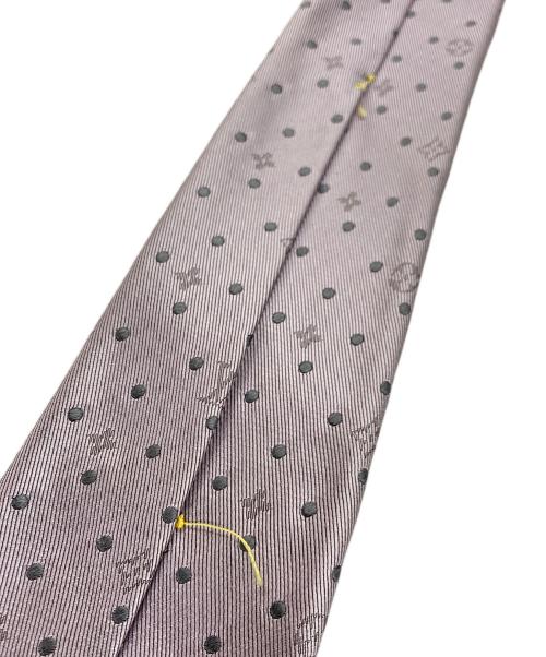 LOUIS VUITTON（ルイ ヴィトン）LOUIS VUITTON (ルイ ヴィトン) シルクドットネクタイ ピンクＸシルバー サイズ:なしの古着・服飾アイテム