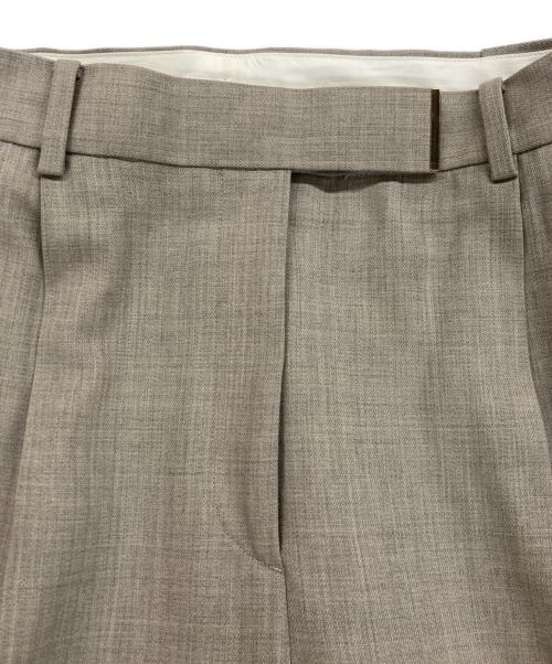 ebure（エブール）ebure (エブール) 強撚ツイルクレープ ワイドパンツ グレー サイズ:36の古着・服飾アイテム