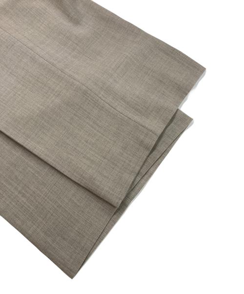 ebure（エブール）ebure (エブール) 強撚ツイルクレープ ワイドパンツ グレー サイズ:36の古着・服飾アイテム