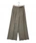 ebure（エブール）の古着「強撚ツイルクレープ ワイドパンツ」｜グレー