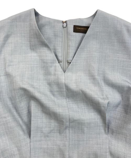 TOMORROW LAND（トゥモローランド）TOMORROW LAND (トゥモローランド) シャイニーシャーク タックオールインワン グレー サイズ:36の古着・服飾アイテム