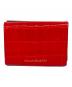 ALEXANDER McQUEEN (アレキサンダーマックイーン) スカル3つ折り財布 レッド：13000円