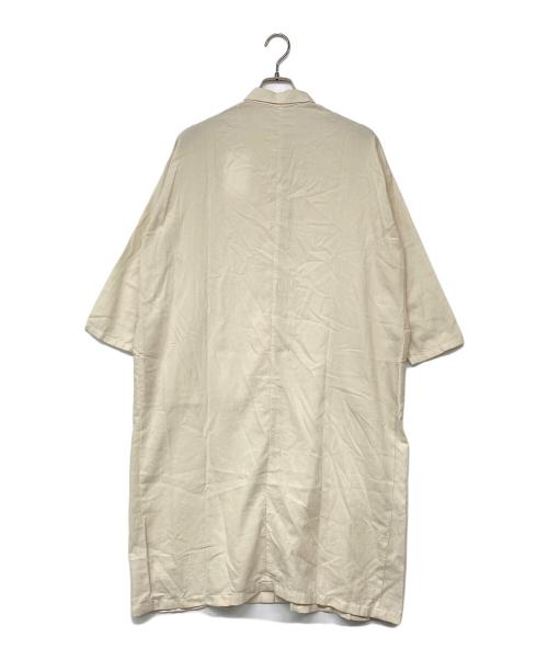 evam eva（エヴァムエヴァ）evam eva (エヴァムエヴァ) cotton shirt one-piece アイボリー サイズ:M 未使用品の古着・服飾アイテム