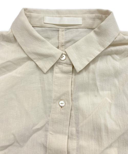 evam eva（エヴァムエヴァ）evam eva (エヴァムエヴァ) cotton shirt one-piece アイボリー サイズ:M 未使用品の古着・服飾アイテム