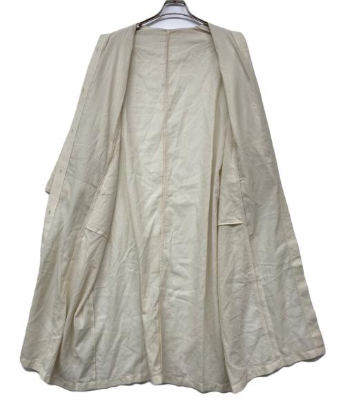 evam eva（エヴァムエヴァ）evam eva (エヴァムエヴァ) cotton shirt one-piece アイボリー サイズ:M 未使用品の古着・服飾アイテム