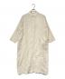 evam eva（エヴァムエヴァ）の古着「cotton shirt one-piece」｜アイボリー