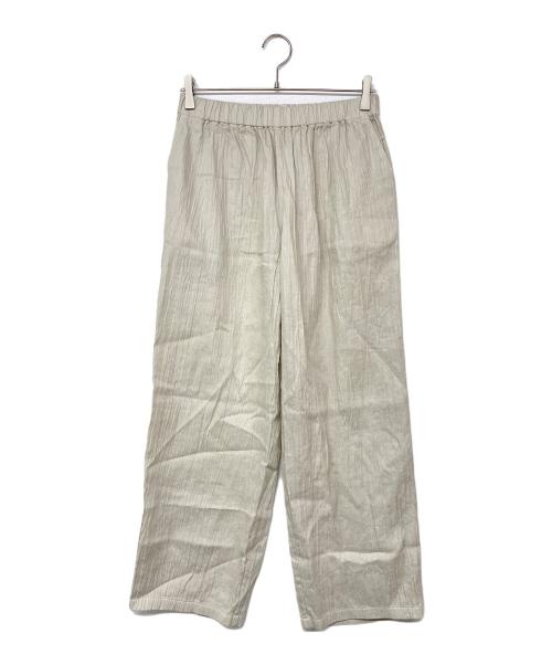 evam eva（エヴァムエヴァ）evam eva (エヴァムエヴァ) linen pants アイボリー サイズ:Ｍ 未使用品の古着・服飾アイテム