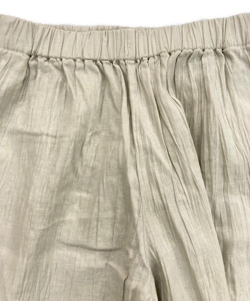 evam eva（エヴァムエヴァ）evam eva (エヴァムエヴァ) linen pants アイボリー サイズ:Ｍ 未使用品の古着・服飾アイテム